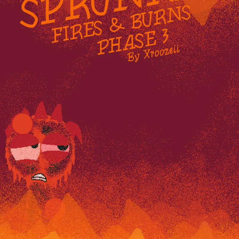 Sprunki Fire by @Xroozeii