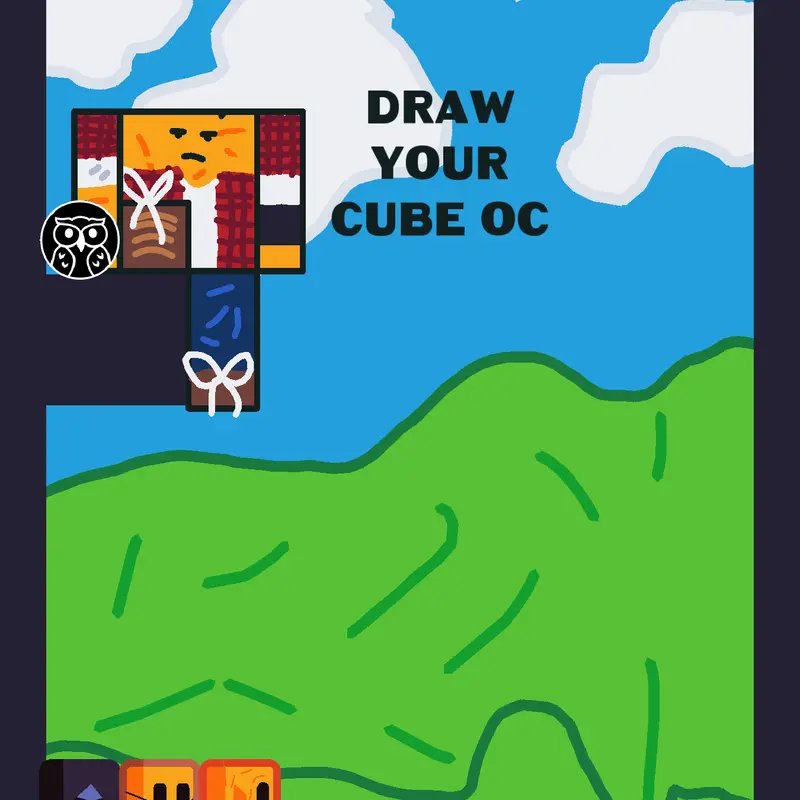 Draw your Cube OC by @eeee52
