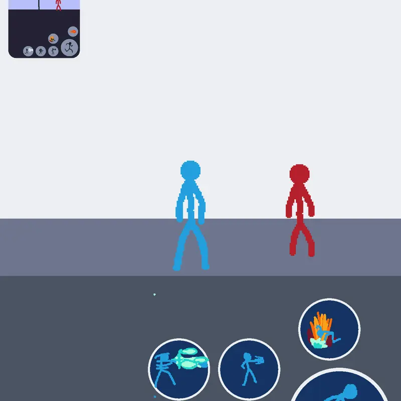 Stickman fight game(remixed animations.) by @denyspro123