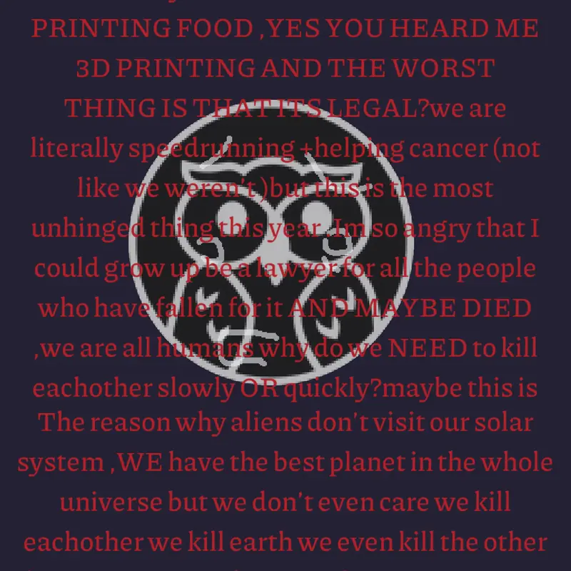 WE ARE MIXING CANCER WITH FOOD?!? by @sprinklez_eater4life