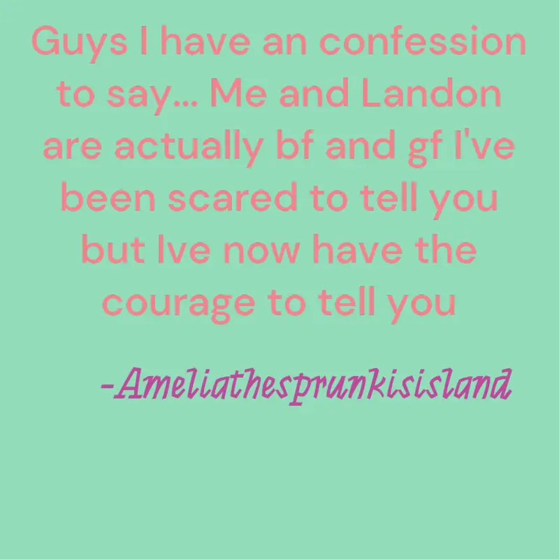 I have an confession ❤❣💕💞💓💗💖💘💝 by @Ameliathesprunkisisland