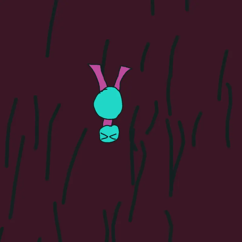someone fell off of robot Island! by @Saladthebear