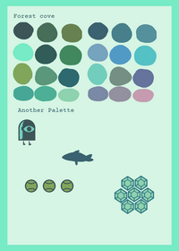 Color palette - Forest cove