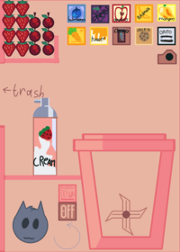 making a cocktail!
