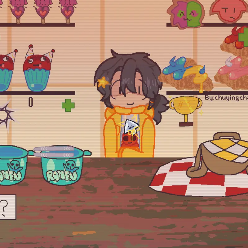 Myself oc mukbang. by @Chu_yingchan