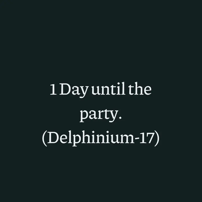 1 day till party by @SashadashianBrother