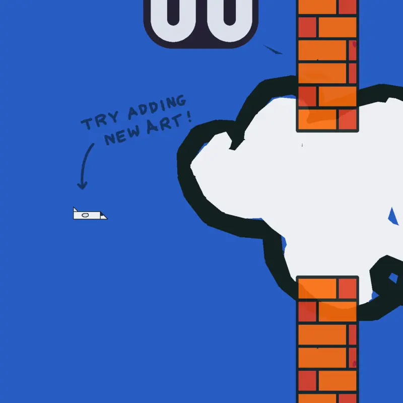 Avión ✈️ juego by @pepe331