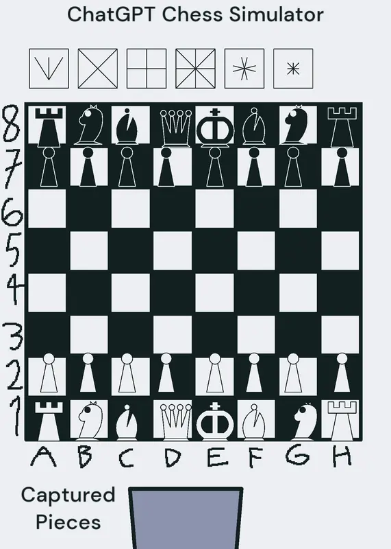 ChatGPT Chess Simulator by @EnricoBatatox