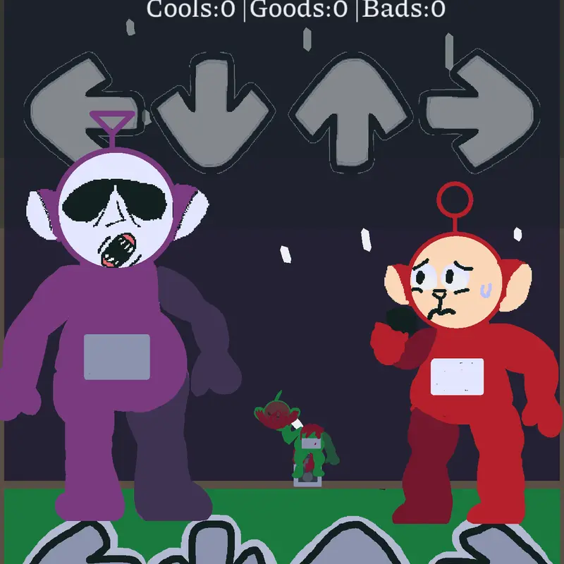 Po and tinky winky fnf slendytubbies by @bbcam