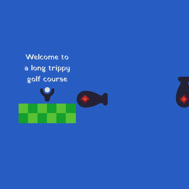 A long trippy golf course by @Cooltuber