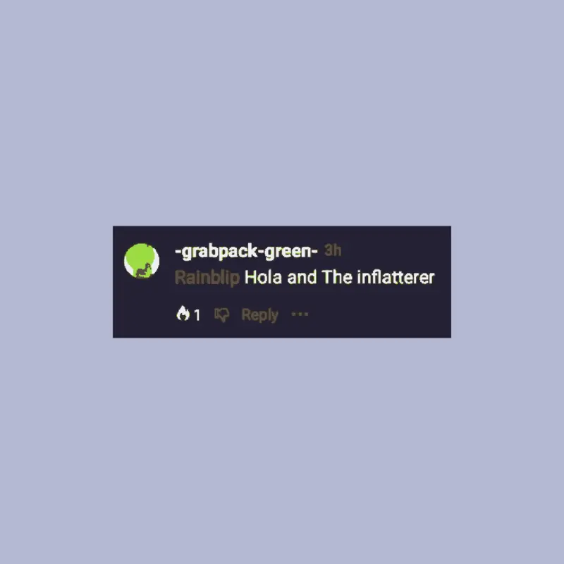 Hoola + The Inflatterer by @Rainblip