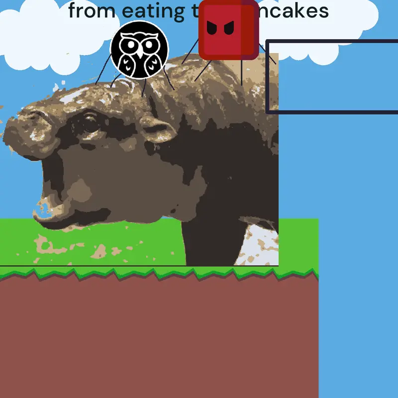 Moo deng nom nom time by @yourlocalyusukeaddict