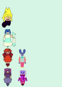 My oc wearing a costume!