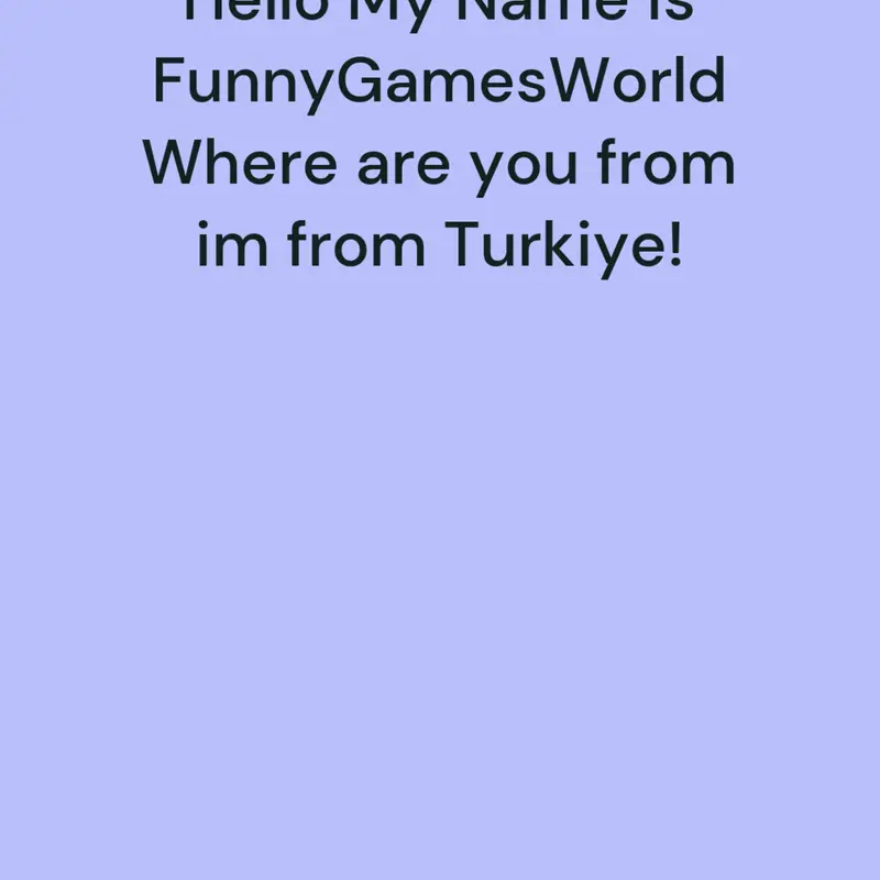 Game by @FunnyGamesWorldTR