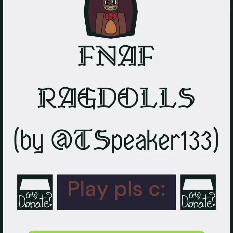 FNAF Ragdolls by @TSpeaker133