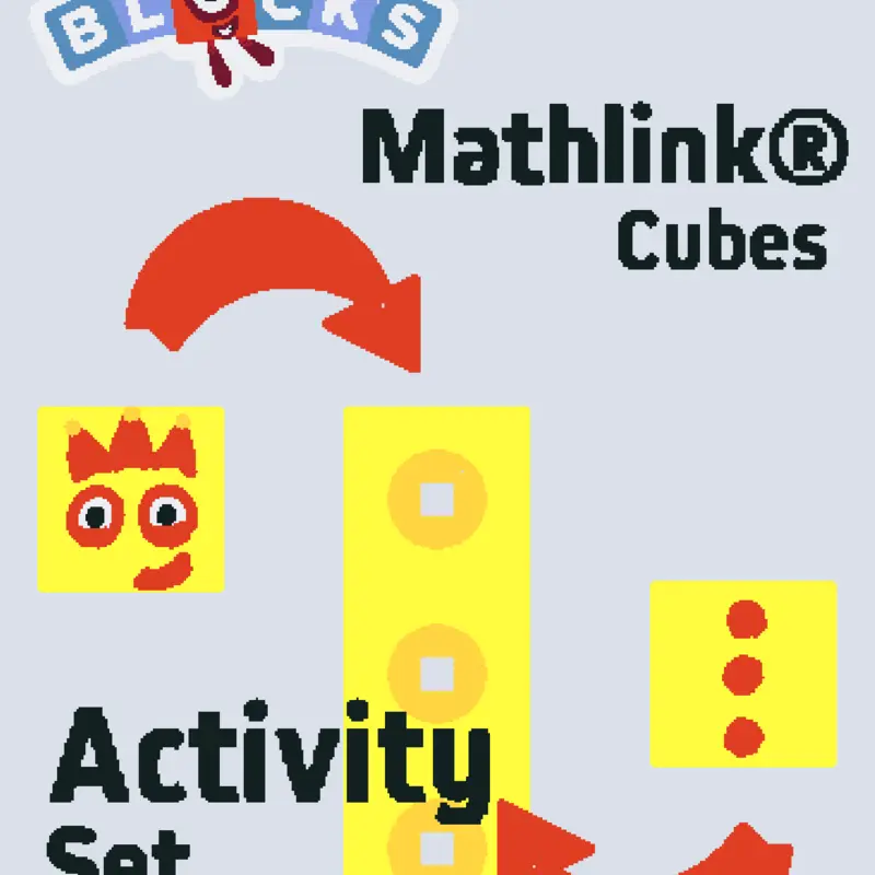 Numberblocks Mathlink Cubes Activity Set by @JSA_ALT