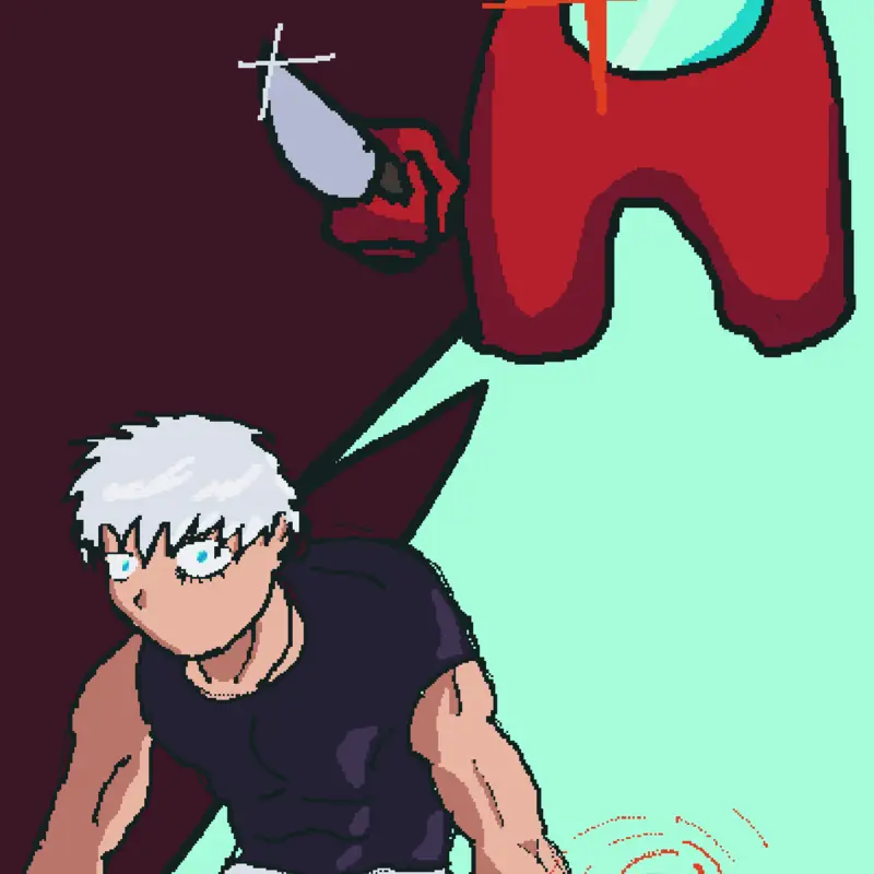 Gojo vs imposter by @MicahBreeze
