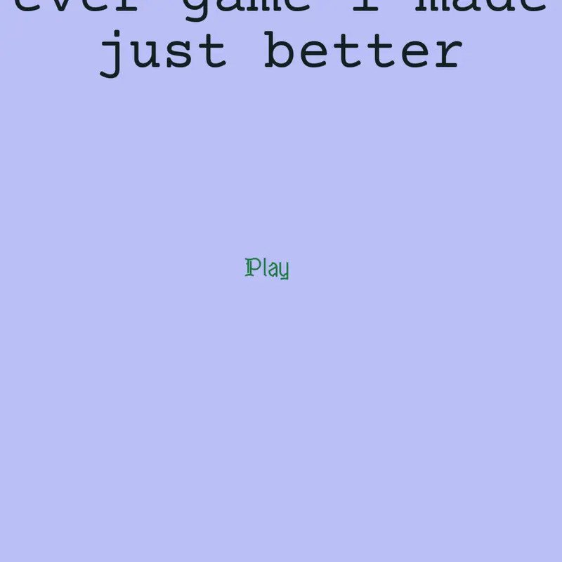 Game by @aaaaaaaaaaaaaaaaee