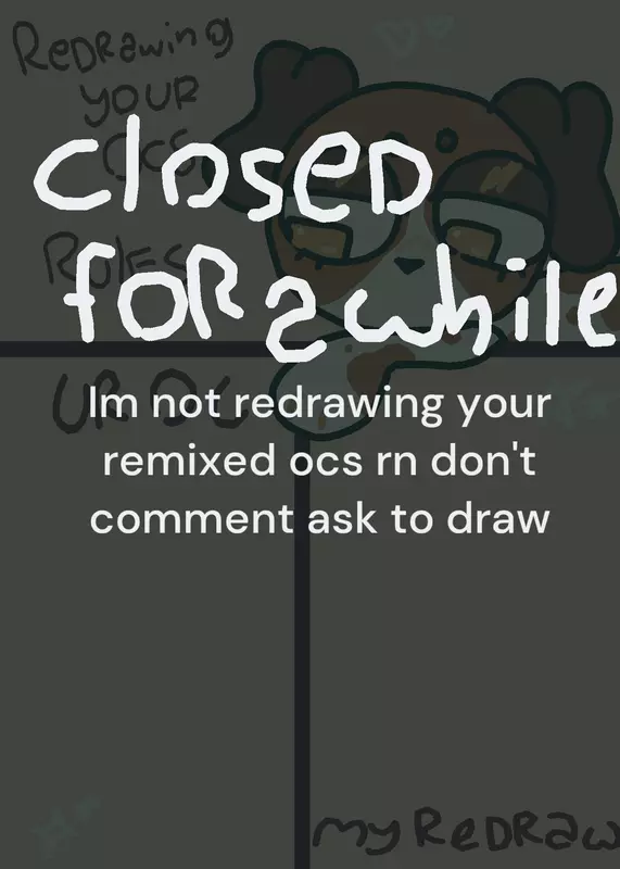 Redrawing your OCS Remix ths pls by @NoriPaws