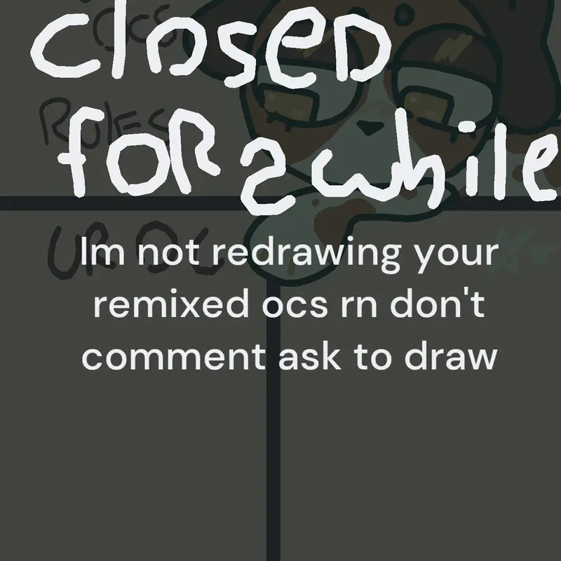 Redrawing your OCS Remix ths pls by @NoriPaws