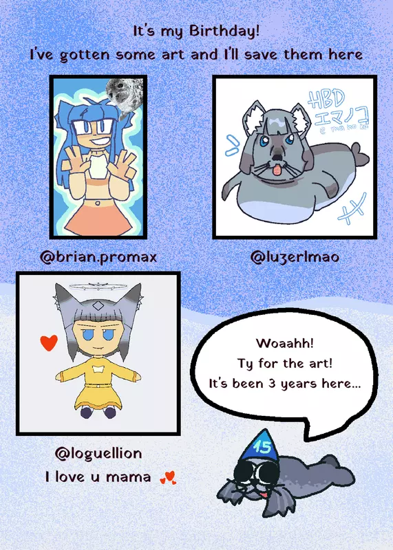 Birthday Fanart by @Emanoko