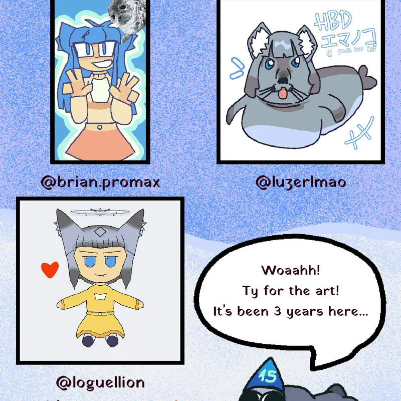 Birthday Fanart by @Emanoko