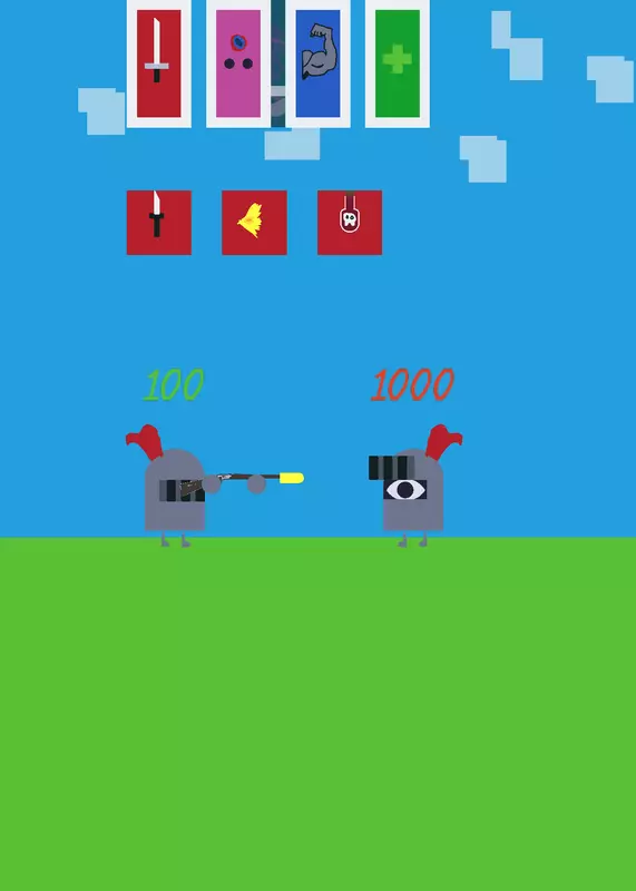 CARD FIGHT GAME by @SuperHeroBrine