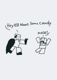 hey kid want some candy?