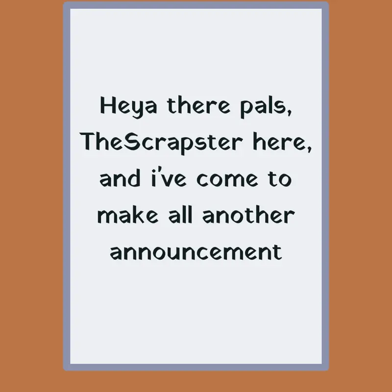 Game by @TheScrapster27