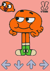 Darwin FNF test "Tags" I made the sprites ok...