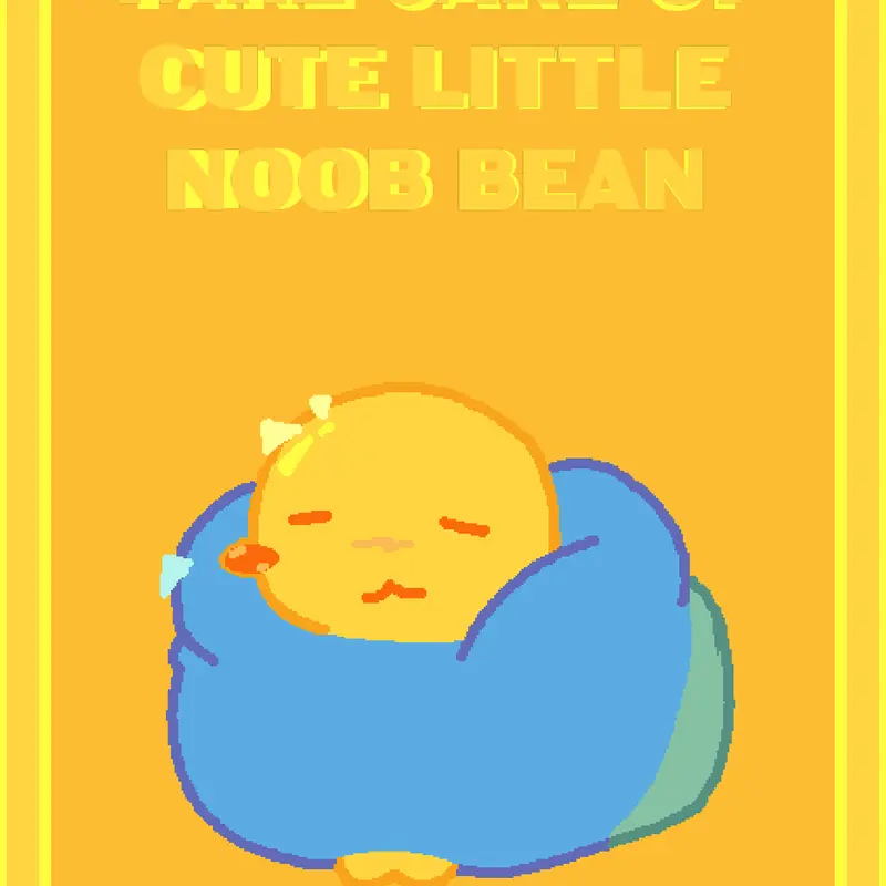 Cute Little Noob Bean by @WarriorCatFireHeart