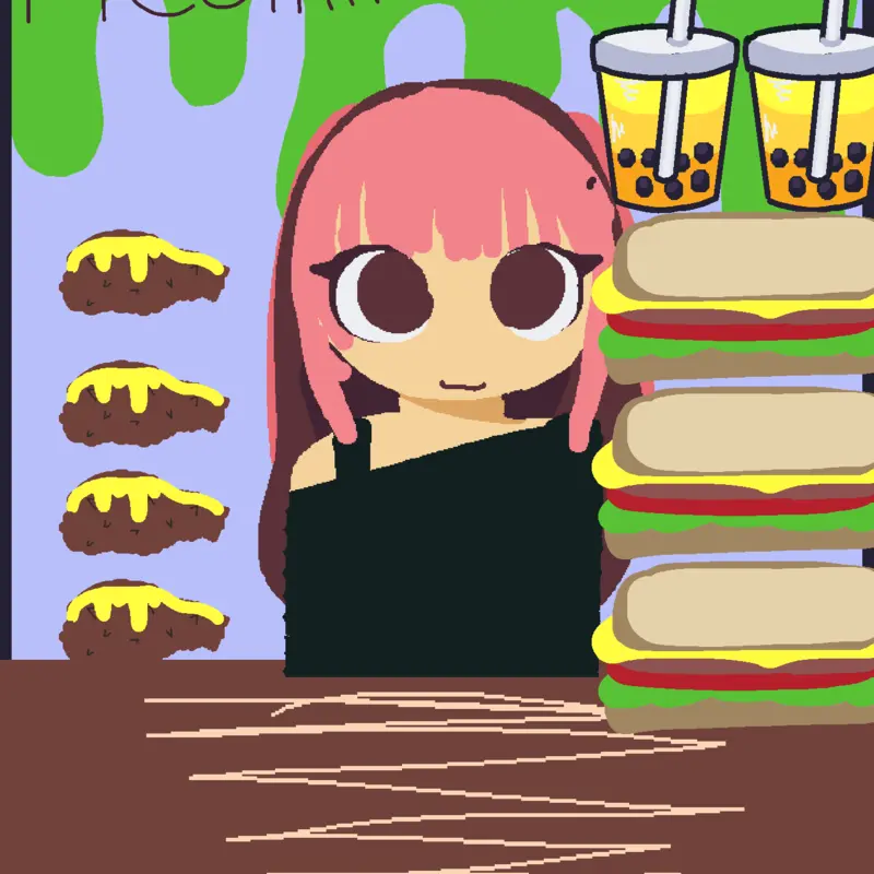 Kats eye Megan mukbang by @LEM1LA_YT