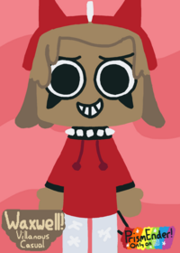 I decided to draw Waxwell's skin!