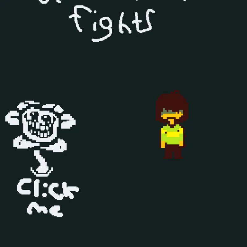 Undertale fights by @crippledMuffin56
