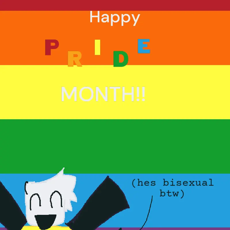 Happy pride month gays- i mean guys! Yay by @goofygooberr_official
