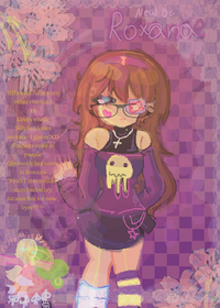 New oc! Roxana! Halloween yehh 👻🎃👻🍬