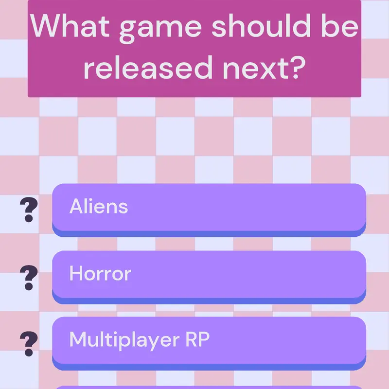 Voting for the next game! by @strawberychiffon