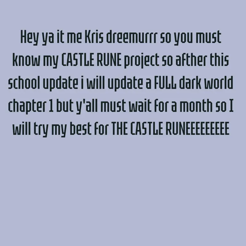 CASTLE RUNE by @kris_dreemurrr