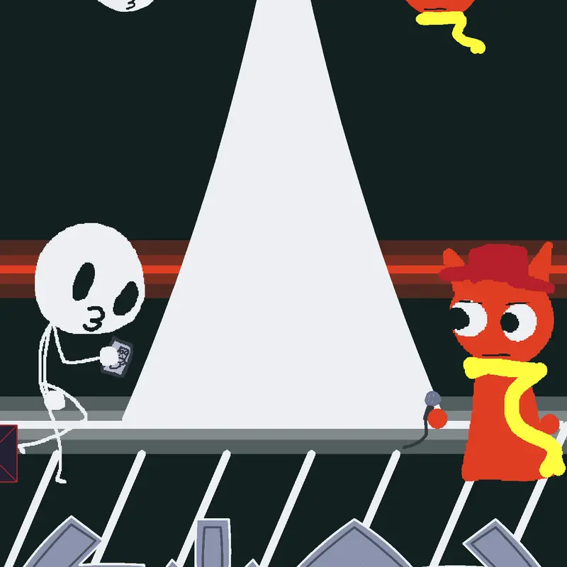 stickman vs me by @elegysanreds