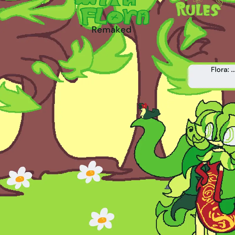 Qna with Flora, but is remaked by @Mccfam3andsody