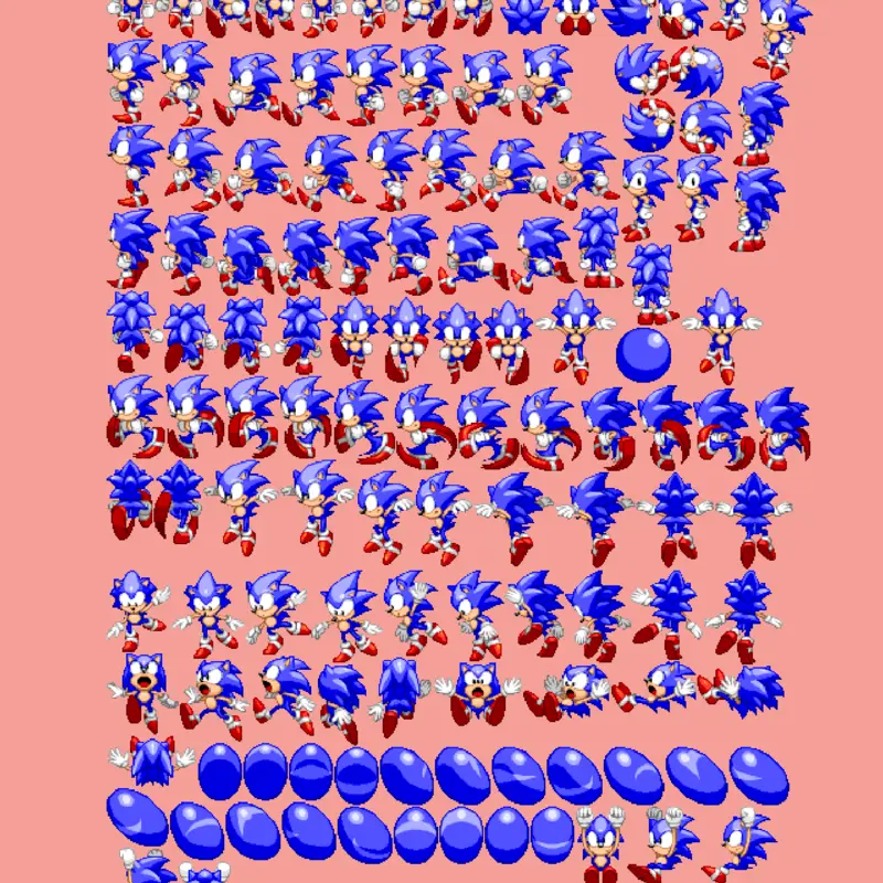 srb2 sprites by @FigonaxyTH