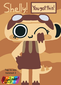 Here is Shelly drawn in my lineless artstyle!