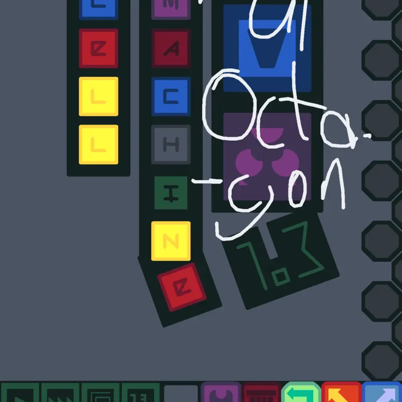 cell machine but octagon by @V_5