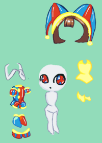 Dress up with pomni