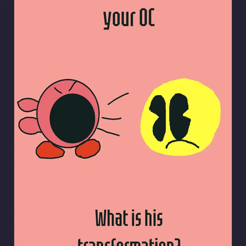 Kirby swallowed your OC by @vabjj