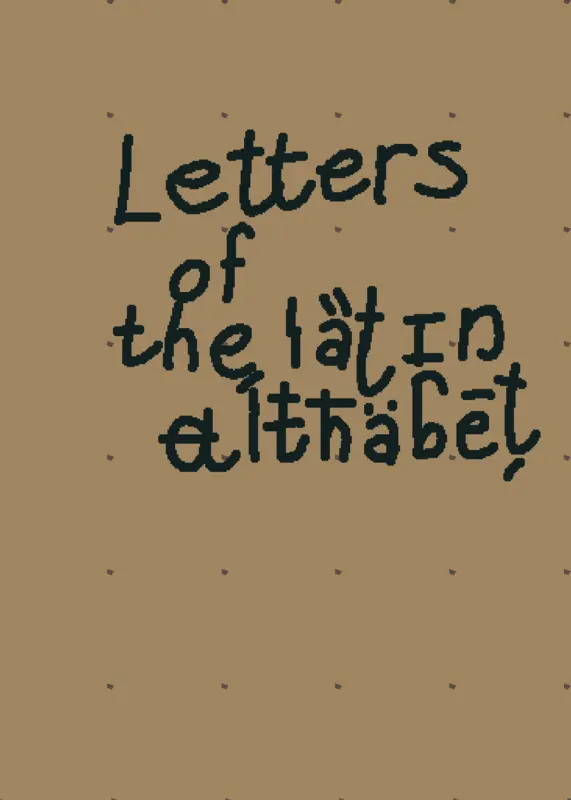 LETTERS OF THE ꝆȀƮɪȠ ALPHABET by @Lorant_is_a_deck