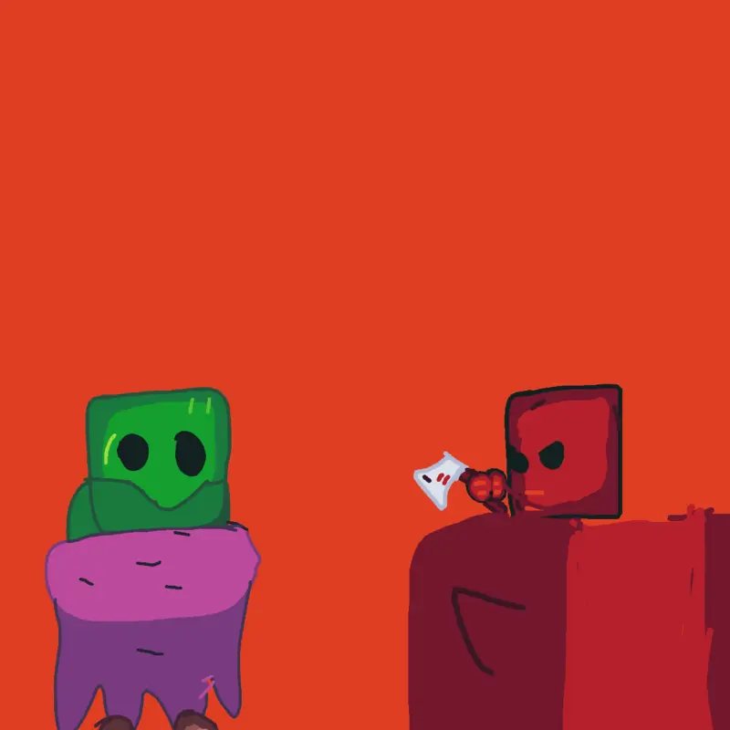 Animation like Deltarun please don't tou by @hamster777