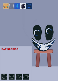 Feed Billy but he open his mouth to much