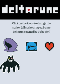Deltarune sprites!