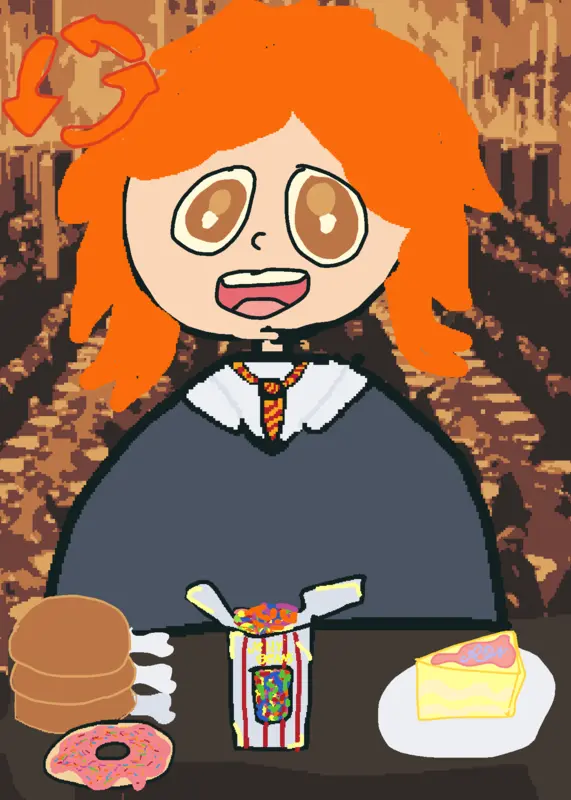 Ron in hunger! by @HelenaLachica